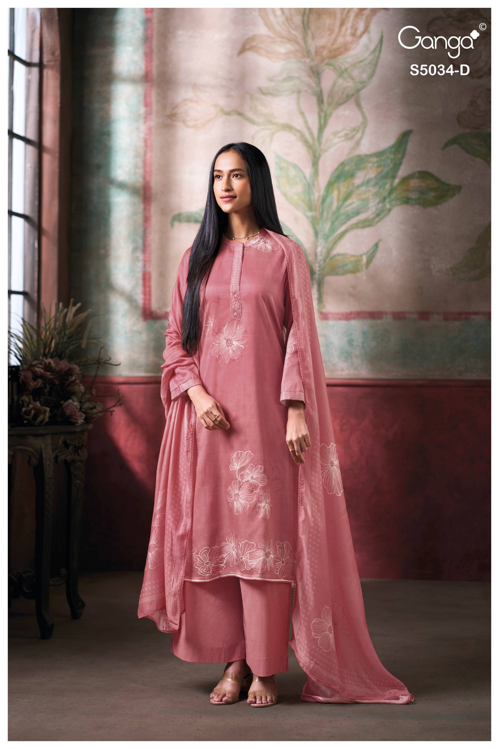 FENYRA 5034 Series BY GANGAFASHION Stylish Beautiful Colourful COTTON SATIN Dresses At Wholesale Price